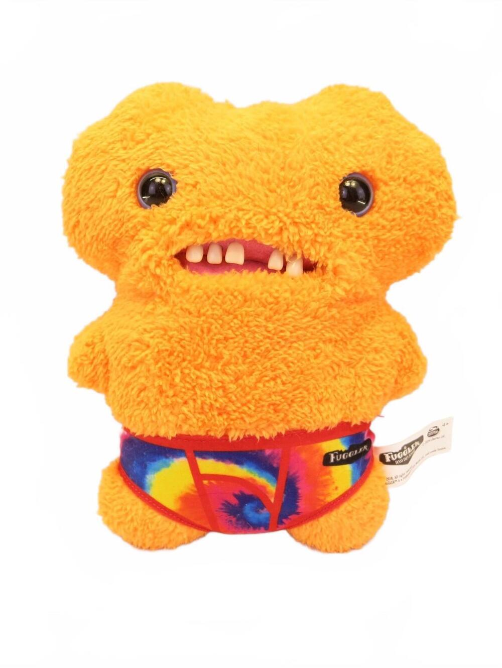 Fuggler Ugly Monster Budgie Edition 9" Gaptooth Mr McGoo Orange Plush Doll